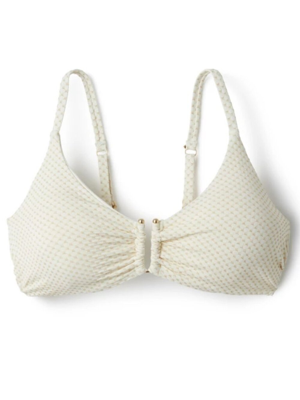NWT MaxSwim Jules Shimmer Underwire Bikini Top Size 36DD / 36E